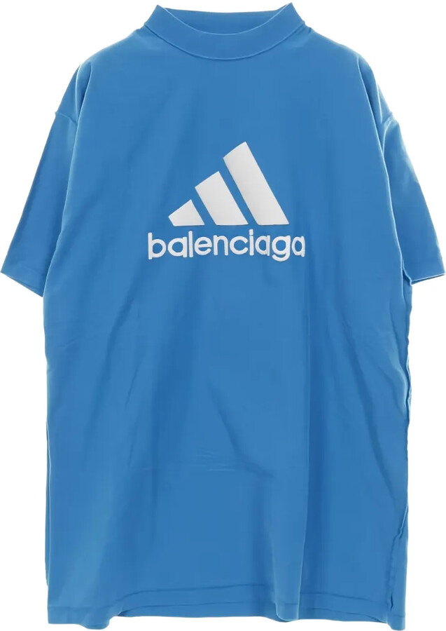 Balenciaga Pre-Owned 2020s logo-embroidery T-shirt
