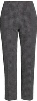 Thumbnail for your product : Piazza Sempione Audrey Polka Dot Satin Trousers