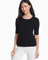 Thumbnail for your product : White House Black Market Crew Neck Ribbed Sweater