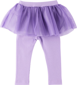 Anna Sui SSENSE Exclusive Baby Purple Leggings