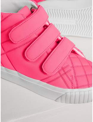 Burberry Quilted High-top Trainers