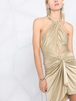 Thumbnail for your product : Alexandre Vauthier Gathered Halterneck Mini Dress