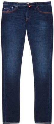 Jacob Cohen J696 dark blue skinny jeans