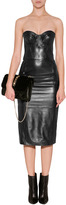 Thumbnail for your product : Michael Kors Leather Bustier Dress in Black