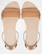 Thumbnail for your product : A. J. Morgan ASOS FINLAY Woven Leather Sandals
