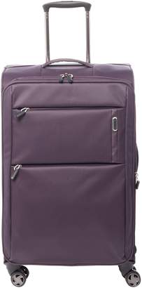 Linea Spacelite II purple 8 wheel soft medium suitcase