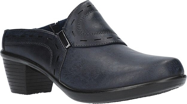Easy Street Shoes Women's Cynthia Block Heel Mule Shoes