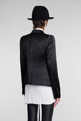 Ann Demeulemeester Jacket In Black Wool