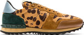 Thumbnail for your product : Valentino Leopard Calf Hair Sneaker
