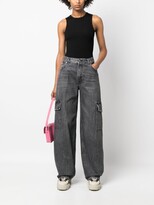 Thumbnail for your product : Haikure Bethany Cargo Marble trousers