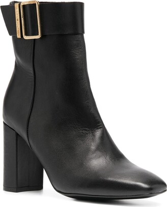 Tommy Hilfiger Buckle-Cuff Ankle Boots