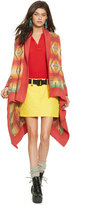 Thumbnail for your product : Polo Ralph Lauren Jacquard-Knit High-Low Long Cardigan