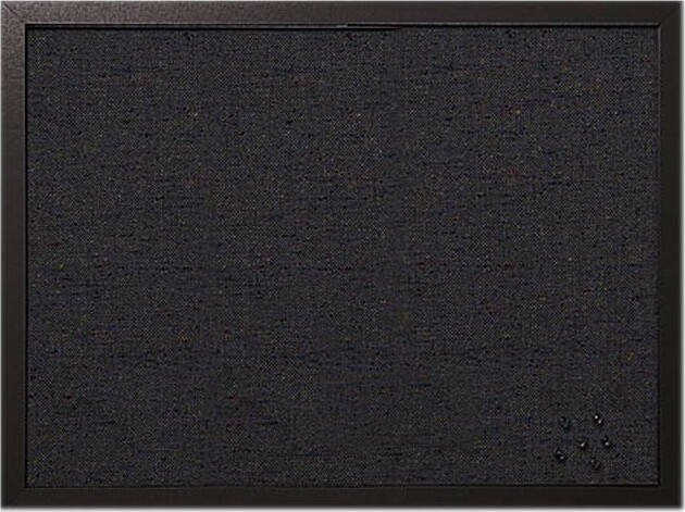 Bi-Silque FB0471168 MasterVision Designer Fabric Bulletin Board, 24X18, Black Fabric/Black Frame