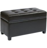 Thumbnail for your product : Office Star Storage Ottoman