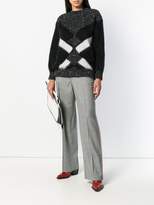 Thumbnail for your product : Alberta Ferretti contrast knit jumper