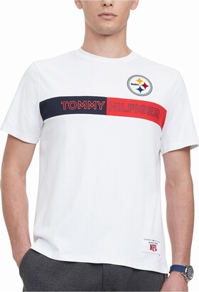Tommy Hilfiger Men's White Pittsburgh Steelers Core T-shirt