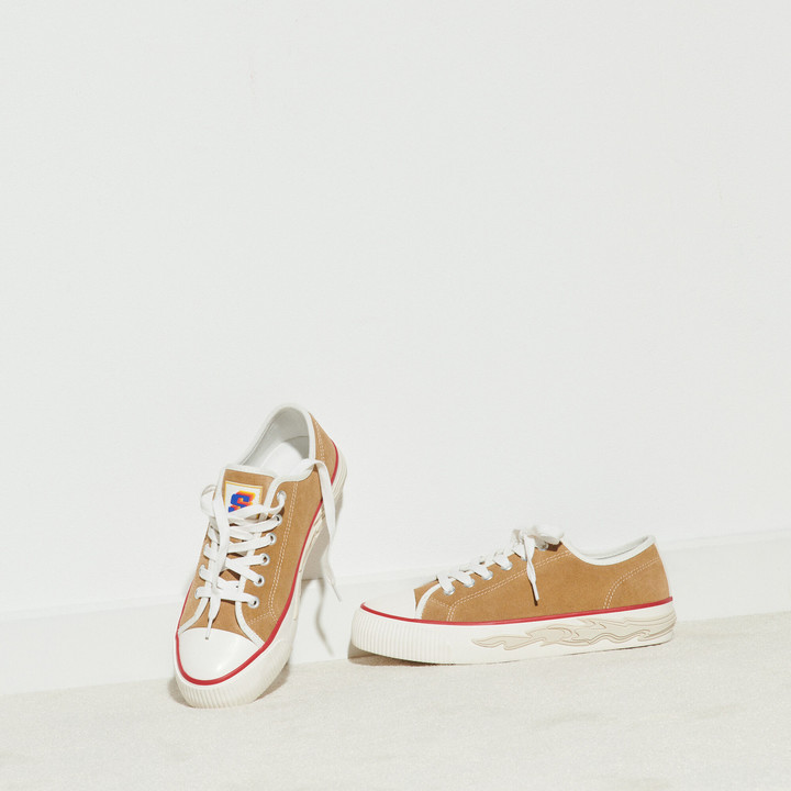 sandro suede sneakers
