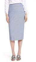 Thumbnail for your product : Halogen High Waist Chambray Skirt