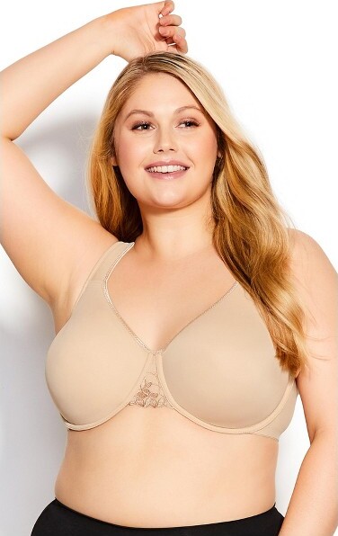 Avenue Body  Women's Plus Size Basic Cotton Bra - Black - 44ddd : Target