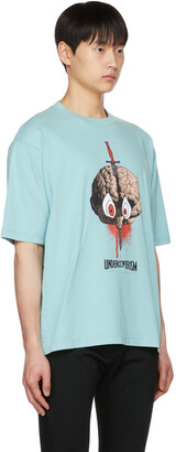 Undercoverism Blue Graphic Print T-Shirt