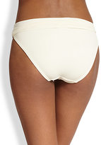 Thumbnail for your product : Carmen Marc Valvo Mediterranean Solids Shirred Band Bikini Bottom