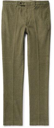 Officine Generale Paul Garment-dyed Cotton-corduroy Trousers