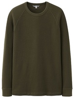 Thumbnail for your product : Uniqlo MEN Waffle Crew Neck Long Sleeve T-Shirt