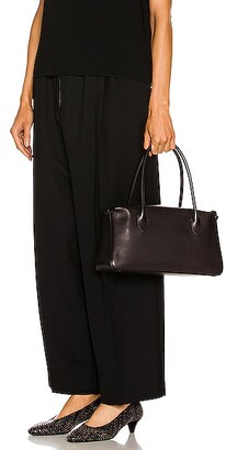 The Row East West Top Handle Bag in Black - ShopStyle