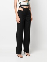 Thumbnail for your product : ACT Nº1 Cut-Detail Straight-Leg Trousers