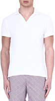 Thumbnail for your product : Orlebar Brown Men's White Terry Cotton Polo Shirt, Size: L