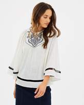 Thumbnail for your product : Jag Georgia Embroidered Blouse