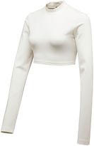 Thumbnail for your product : Puma Long Sleeve Cropped Mock Neck Top