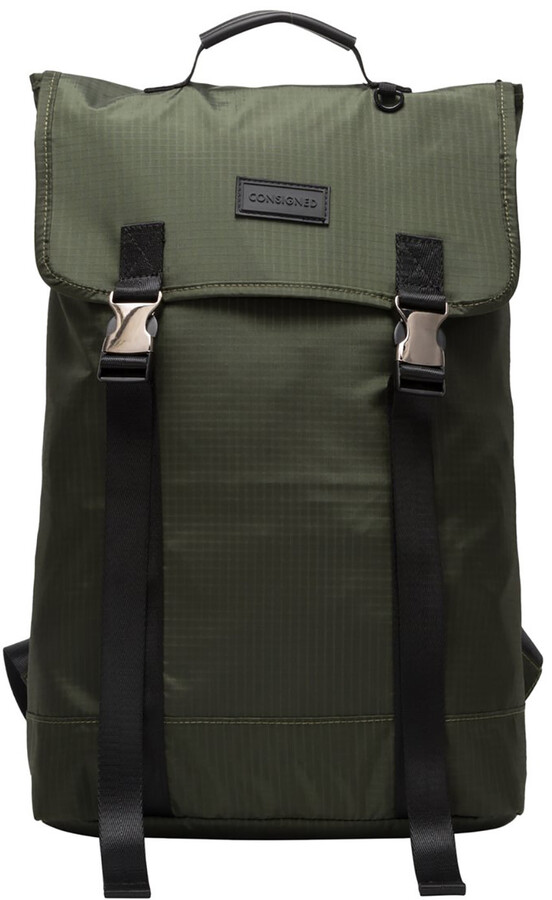 CONSIGNED Zane Ripstop Backpack Khaki ShopStyle
