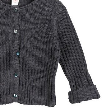 Bonpoint Girls' Knit Button-Up Cardigan