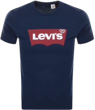 Levi's Levis Logo T Shirt Blue