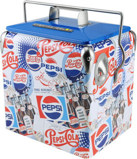 Permasteel Pepsi 14-Quart Small Portable Cooler - Heritage Limited Edition