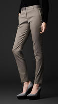 Thumbnail for your product : Burberry Stretch-Cotton Tailored Trousers