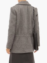 Thumbnail for your product : Tibi Double-breasted Brushed Wool-blend Jacket - Grey