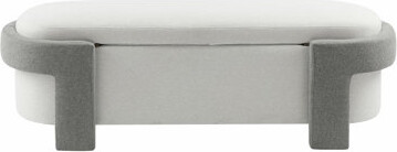 Latitude Run Large Versatile Storage Ottoman Bench: Spacious, Durable, and Stylish for Any Room, beige(51"*20"*17")