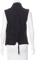 Thumbnail for your product : Ann Demeulemeester Pleated Virgin Wool Vest