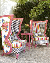 Thumbnail for your product : Mackenzie Childs MacKenzie-Childs Flower Market Outdoor Chair, Table, & Pillow
