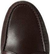 Thumbnail for your product : A.P.C. Rubber-Soled Leather Boat Shoes