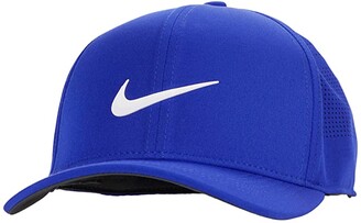 blue nike hats