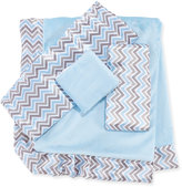 Thumbnail for your product : Swankie Blankie Chevron Burp Cloth Set, Blue