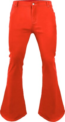 Men'S Vintage Bell Bottom Pants 70S,Disco Flared Pants Fit 70S,Outfits For  Men,Mens Bell Bottom Pants 