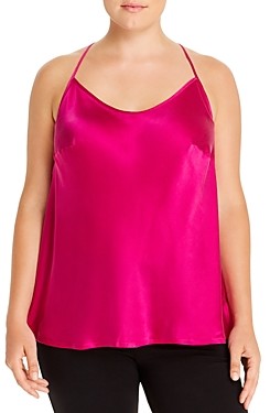 satin camisole tops plus sizes
