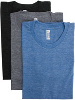 Thumbnail for your product : American Apparel Tri-Blend Short Sleeve Track T-Shirt (3-Pack)