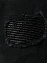 Thumbnail for your product : Philipp Plein Distressed Patch Slim-Fit Jeans