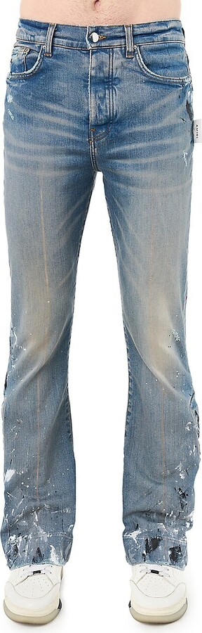 Amiri Wes Lang x Paint Splatter Flare Jeans - ShopStyle
