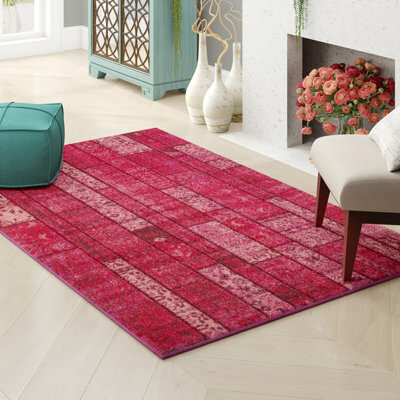 Bungalow Rose Monaco Performance Geometric Rug
